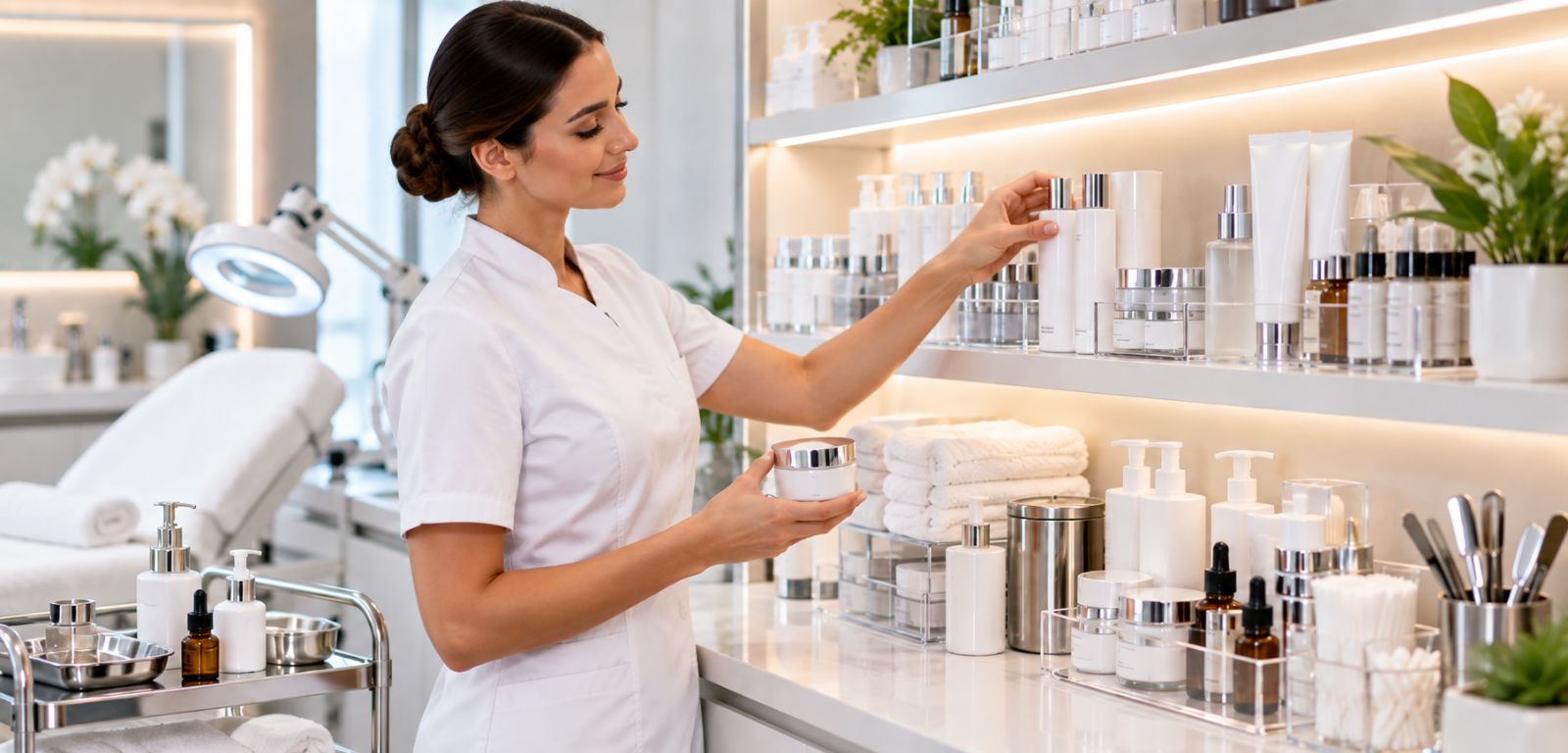 How to Organize Skincare Products in an Aesthetic Clinic